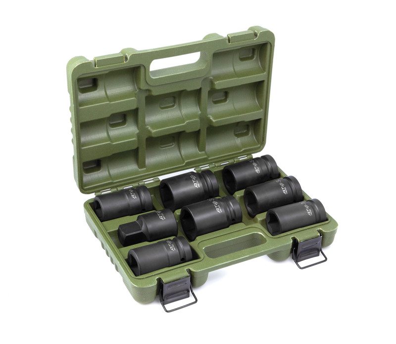 Набор головок для ручного гайковерта 1", 8 шт.