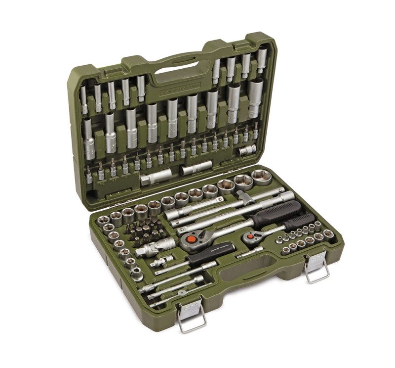 Набор головок и принадлежностей 1/4", 1/2", 94 предм.