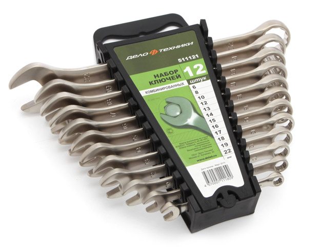 Набор ключей комбинированный 12 шт. (ЕВРО), холдер