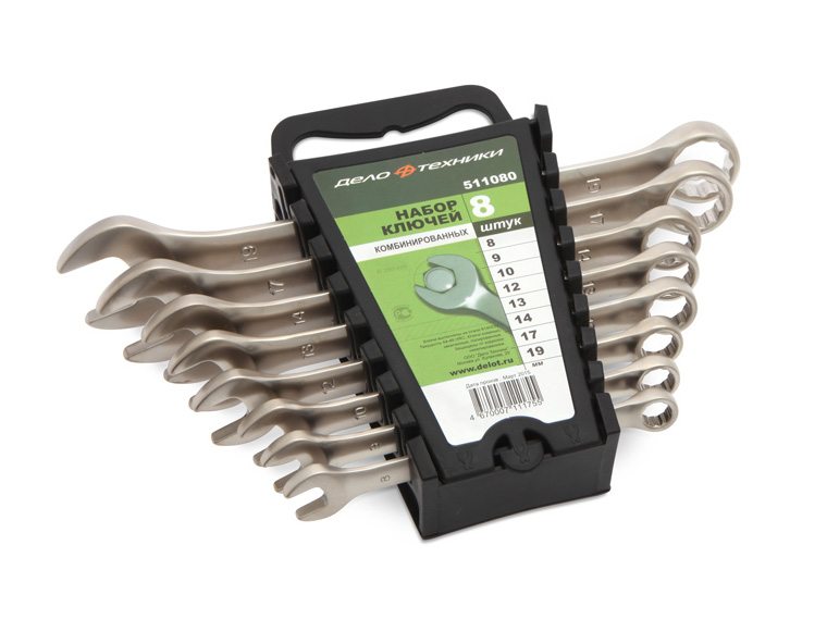 Набор ключей комбинированных 8 шт. холдер
