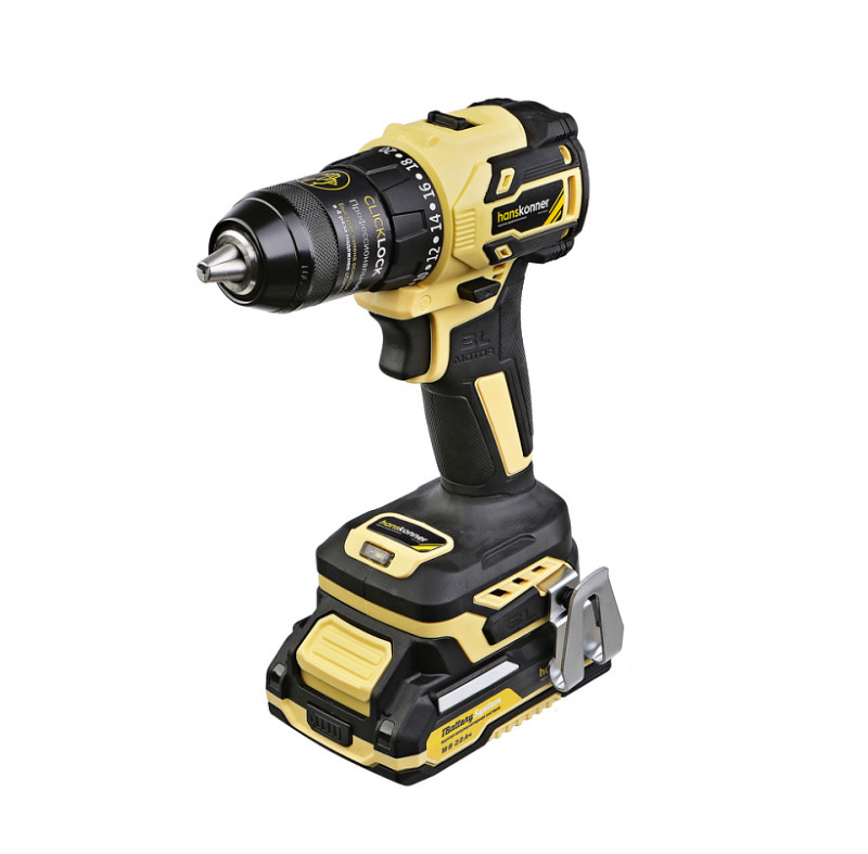 HCD2065BLC Дрель аккумуляторная б/щ Hanskonner 1BatterySystem