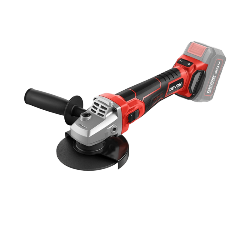 Аккумуляторная угловая
шлифовальная машина 20 В / регулировка обортов / 125 мм /
2 аккум. по 5.0 А∙ч / быстрое ЗУ 190 Вт