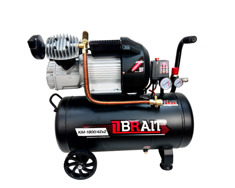 Компрессор воздушный BRAIT KM-1800/42Х2 20.01.025.043