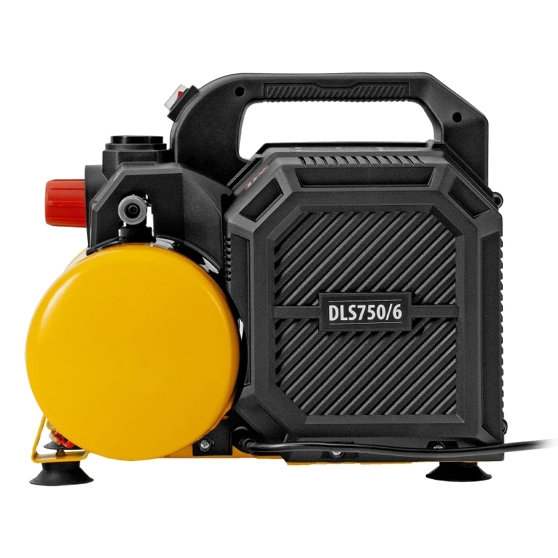 Компрессор  DLS750/6 безмасляный малошумный 750 Вт, 140 л/мин,ресивер 6 л Denzel